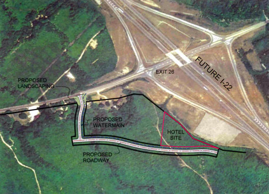 Map of Holiday Inn (Guin, AL) Site